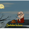 Señalar la luna