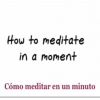 Como meditar en un minuto
